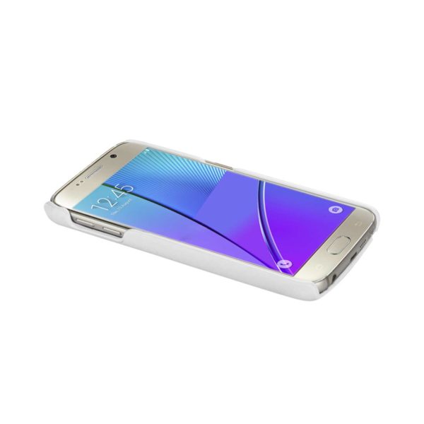 REIKO SAMSUNG GALAXY NOTE 5 RFID GENUINE LEATHER CASE PROTECTION AND KEY HOLDER IN IVORY - Image 3