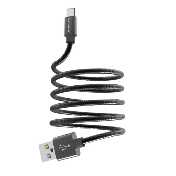 Moisture 2.6A Premium Full Hi-Speed Data Cable In Black - Image 2
