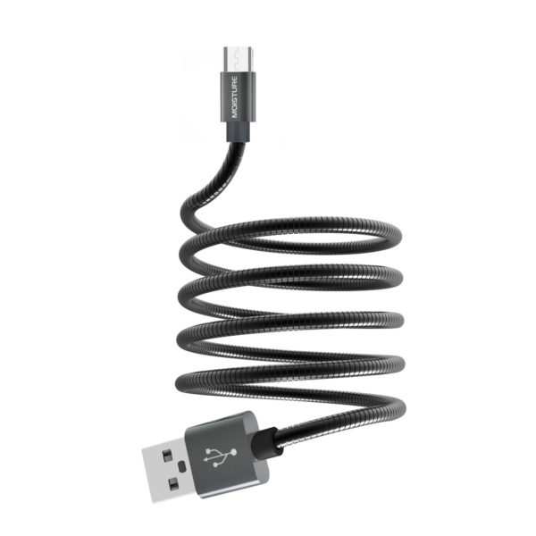 Moisture 2.6A Premium Full Hi-Speed Data Cable In Black - Image 2